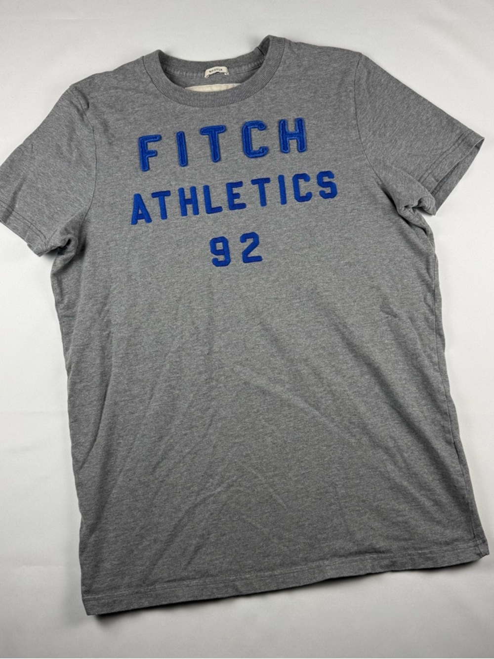 Abercrombie & Fitch Athletics 92 Gray Logo T-Shirt